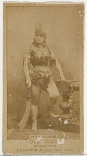 May Handey, from the Actors and Actresses series (N171) for Old Judge Cigarettes