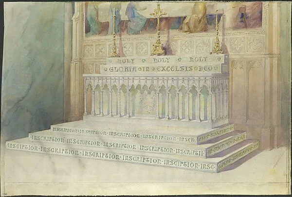 Design for an Altar — Tiffany Studios|Louis C. Tiffany|Tiffany Glass Company|Tiffany Glass and Decorating Company