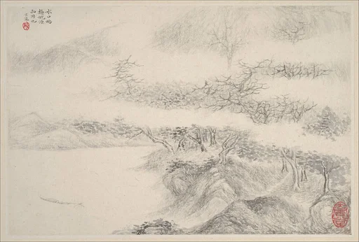 清 張風 山水圖 冊 紙本|Landscapes