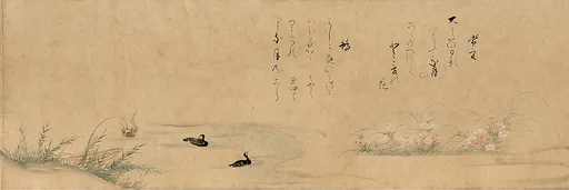 定家詠十二ヶ月花鳥図|Fujiwara no Teika’s “Poems on Flowers and Birds of the Twelve Months”