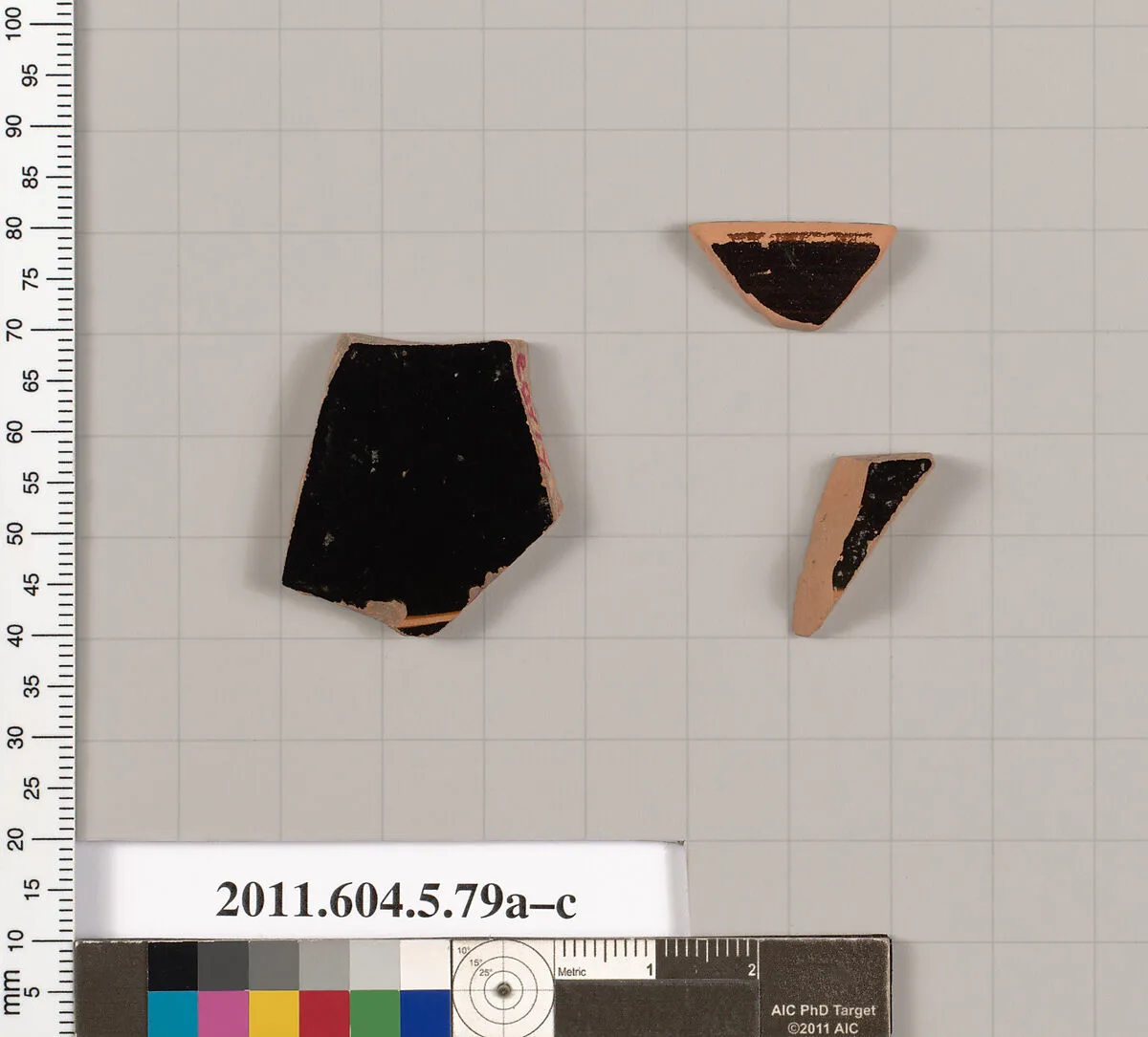 Terracotta fragments of kylikes (drinking cups) — Unknown