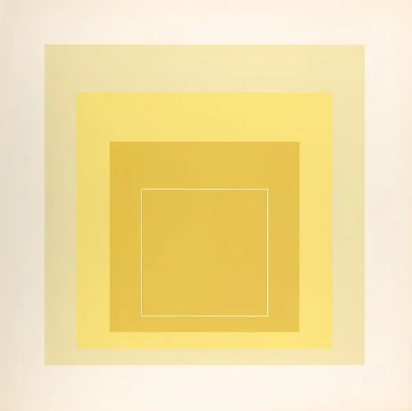 Proof for White Line Square series — Josef Albers|Gemini G.E.L.|Kenneth E. Tyler