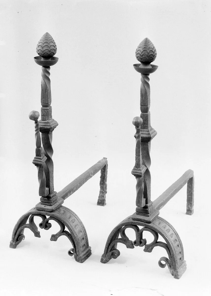 Pair of andirons — Unknown