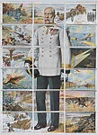 Austria-Hungary, from the World War I Puzzle Cards series — Chocolates Jaime Boix, Barcelona|Franz Joseph I|J. Lopez
