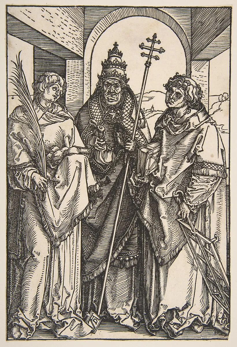 Saint Stephen, Saint Sixtus and Saint Lawrence — Albrecht Dürer