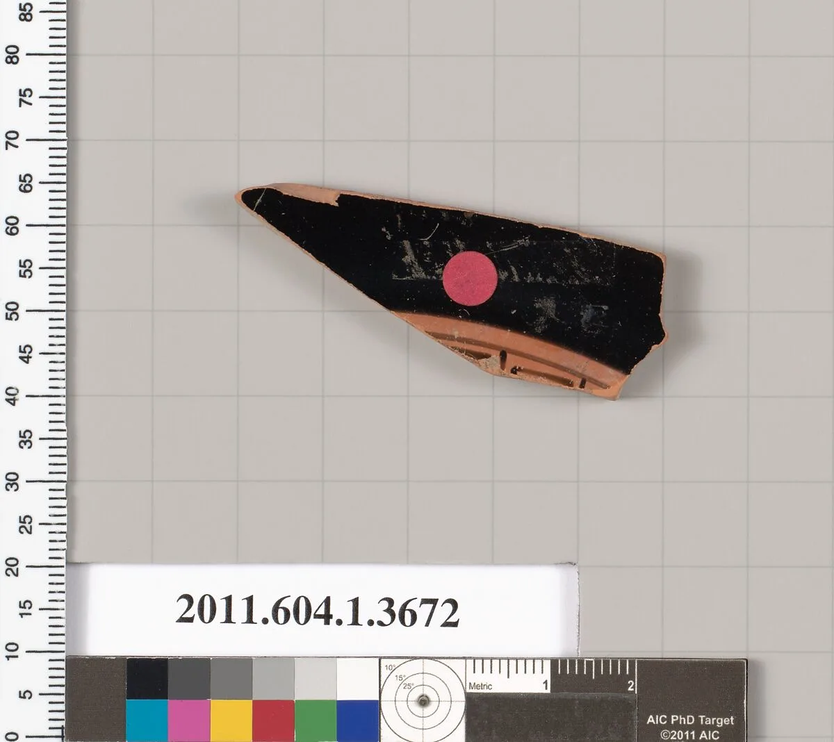 Terracotta fragment of a kylix (drinking cup) — Unknown