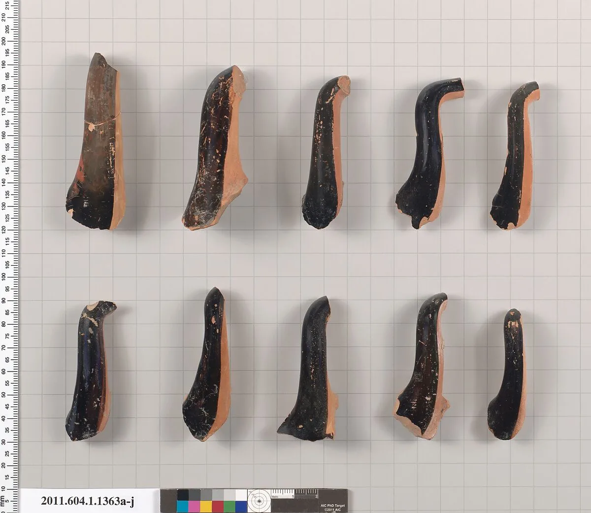 Terracotta fragments of kylikes (drinking cups) — Unknown