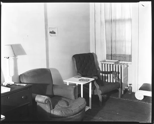 [Interior of Walker Evans's Apartment at 441 East 92nd Street, New York City]