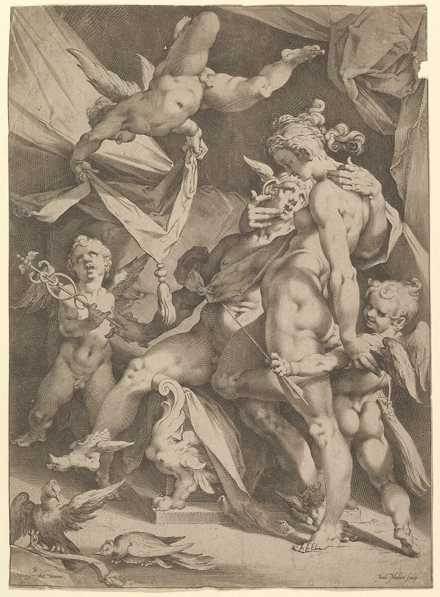 Venus and Mercury — Bartholomeus Spranger|Jan Muller
