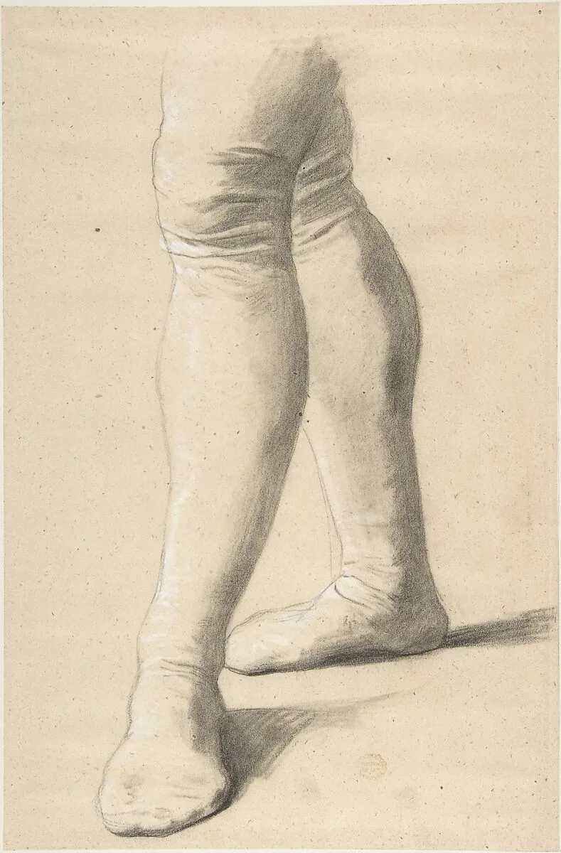 Study of Legs — Frederic, Lord Leighton|Romain Cazes