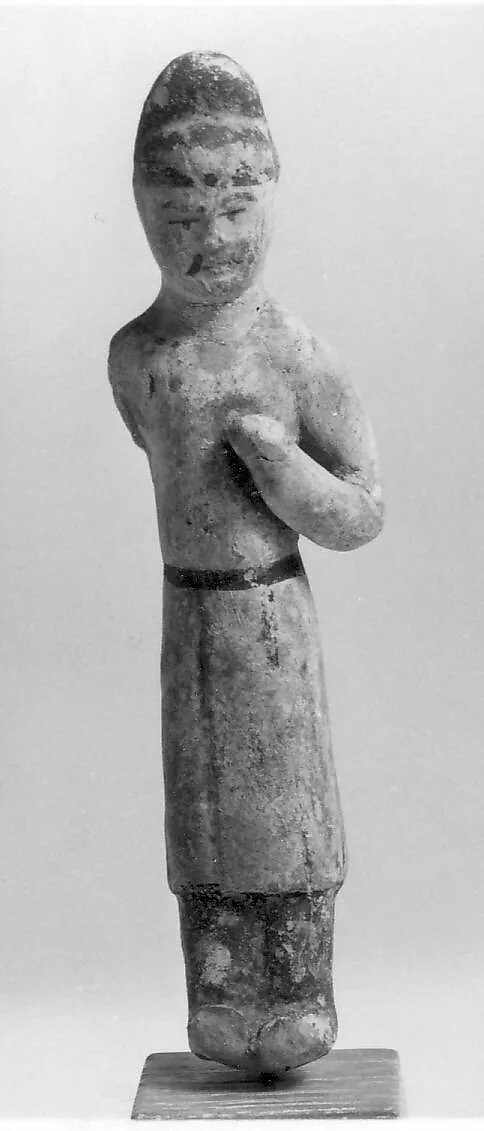唐 彩繪泥塑男侍俑|Male attendant — Unknown