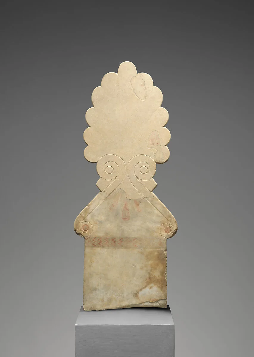 Finial of a marble stele (grave marker) — Unknown