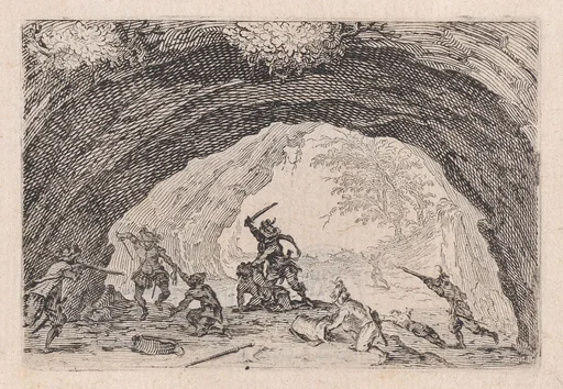 La Caverne de Brigands (The Cave of Thieves), from Les Caprices Series B, The Nancy Set