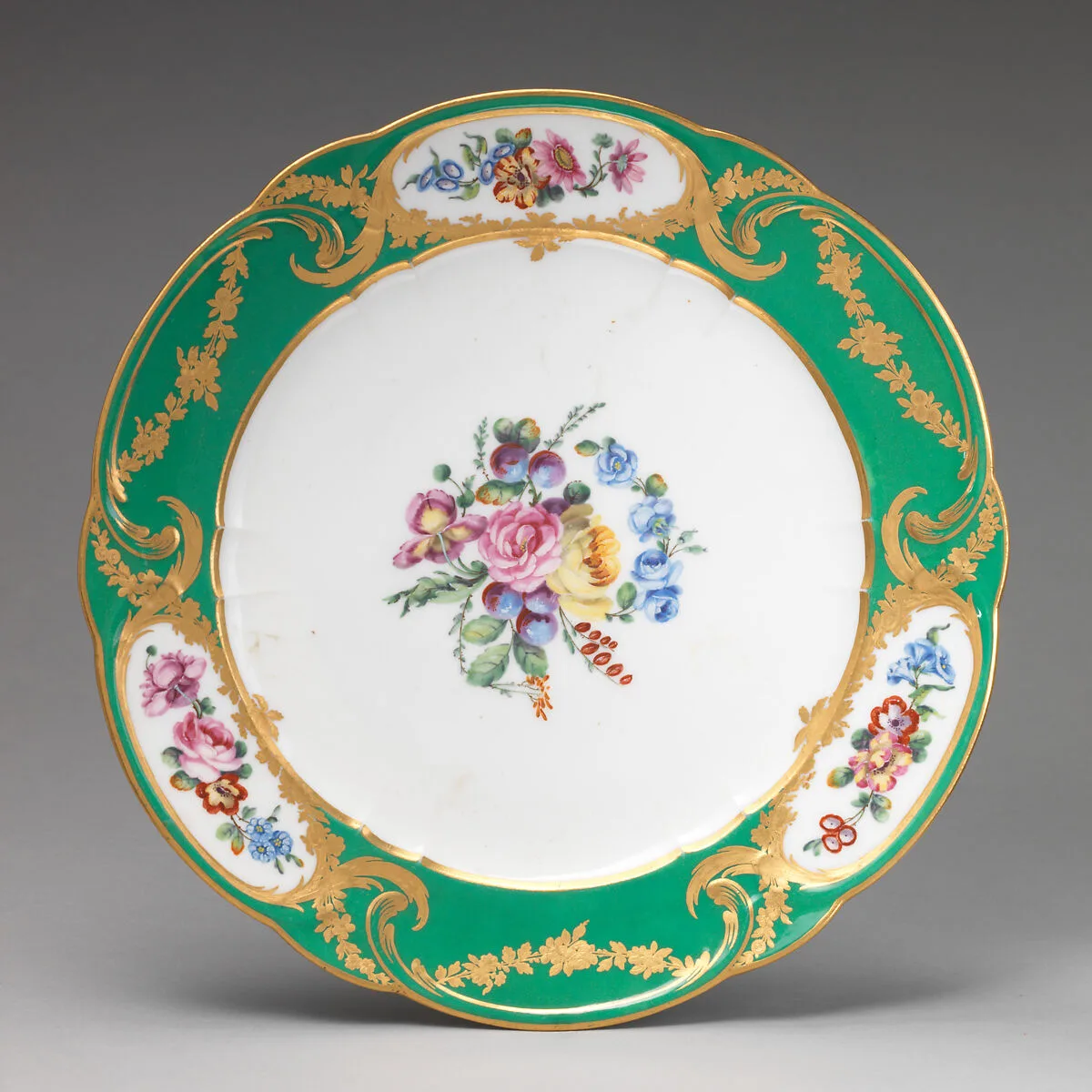 Plate (part of a service) — Sèvres Manufactory|Charles-Louis Méreaud