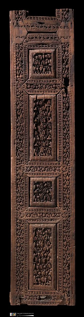 Panel from a Door or Minbar — Unknown