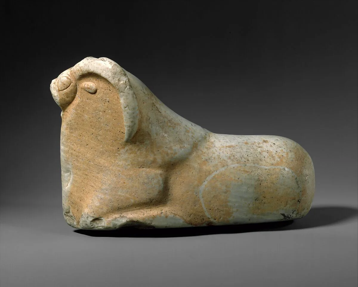 Reclining mouflon — Unknown