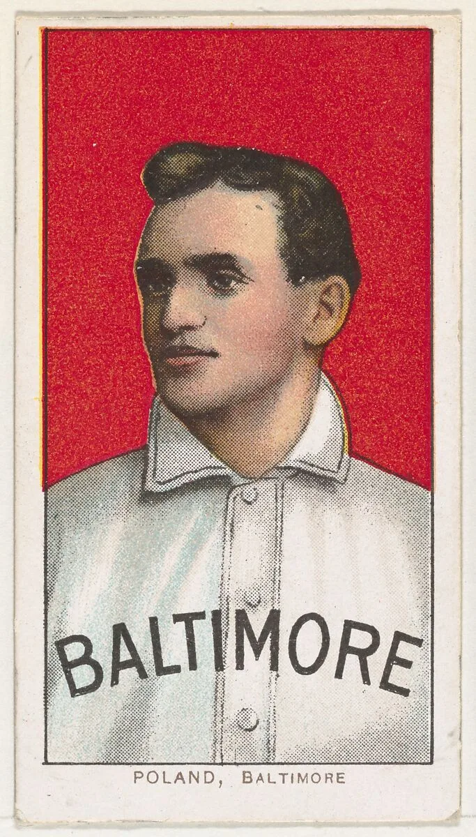 Poland, Baltimore, Eastern League, from the White Border series (T206) for the American Tobacco Company — American Tobacco Company