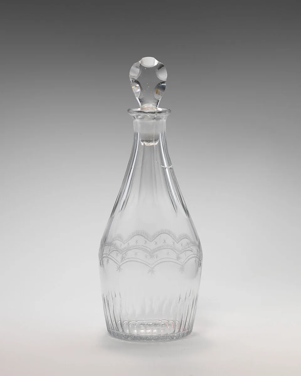 Decanter with stopper — Unknown