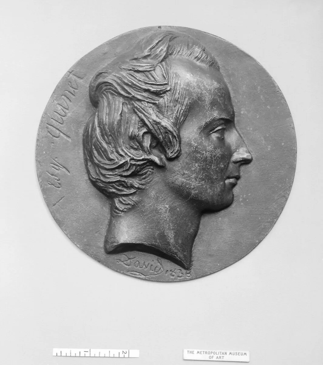 Edgar Quinet (1803–1875), French poet and political writer — Pierre Jean David d'Angers