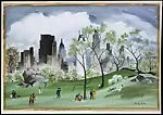 Spring in Central Park — Adolf Dehn