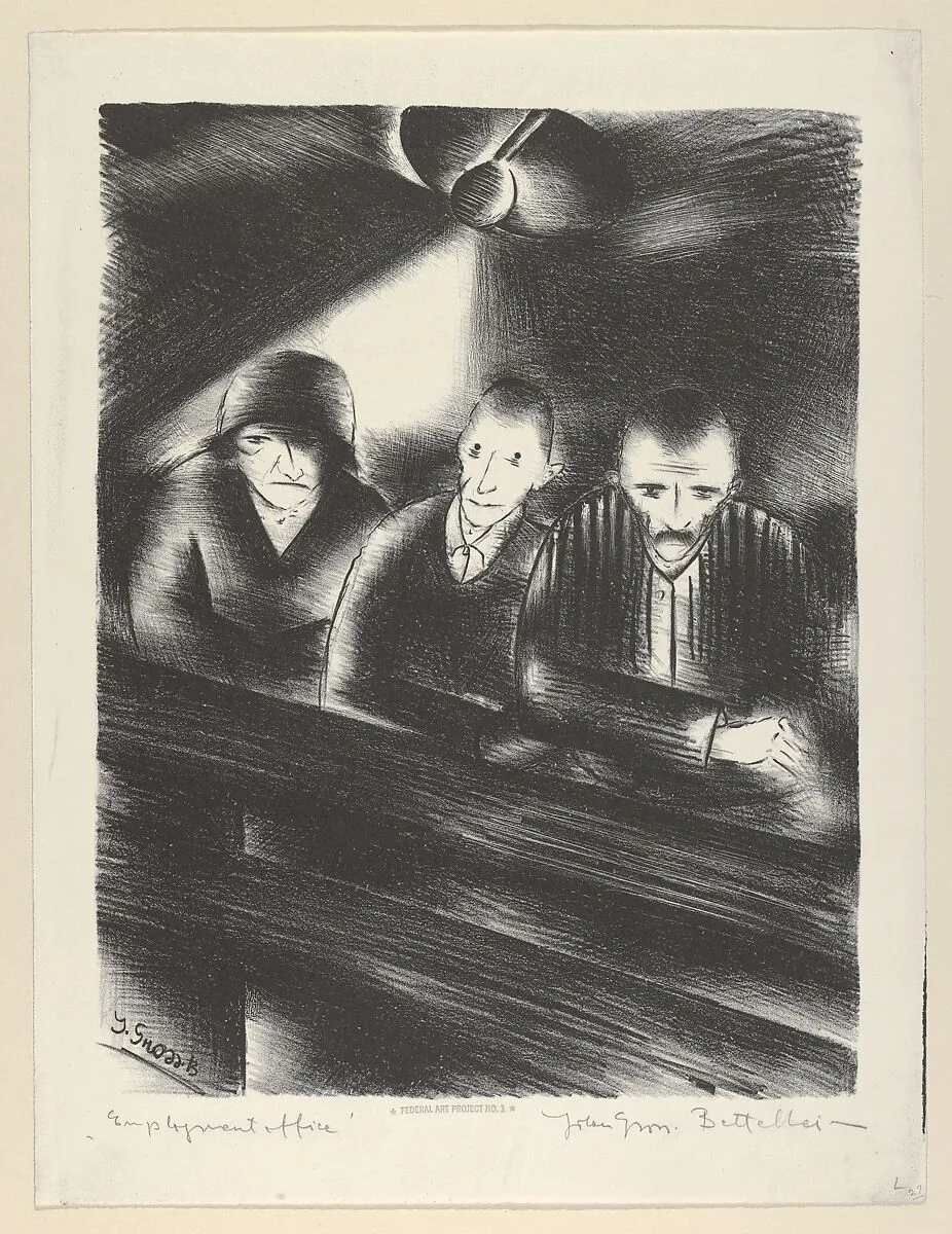 Employment Office — Jolan Gross Bettelheim|WPA