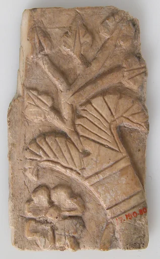 Relief Fragment with Rosette and Lotus Design