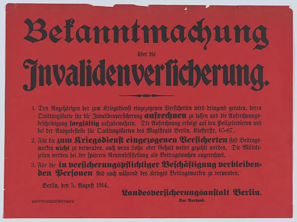 Bekanntmachung — Anonymous