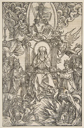 Illustration from Revelations Sancte Birgitte, Koberger Nuremberg 1502 (German Text)