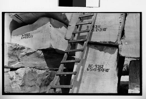 [Rocks and Ladder in Quarry]