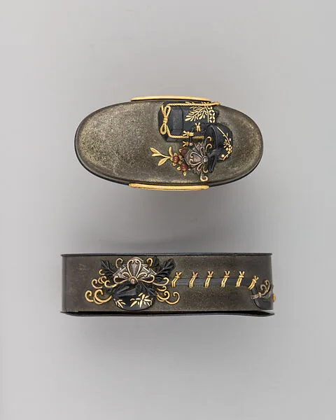 Sword-Hilt Collar and Pommel (Fuchigashira) — Unknown