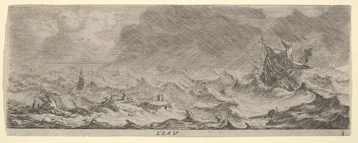 L'Eau, from The Elements — Reinier Nooms, called Zeeman