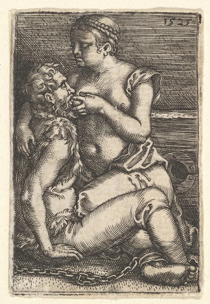 Cimon and Pero — Barthel Beham