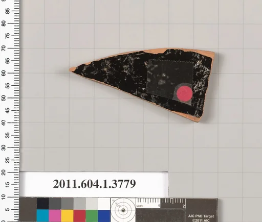 Terracotta fragment of a kylix (drinking cup)