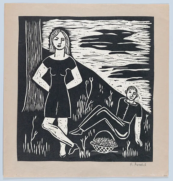 Picnic in a park — Herman Arnold