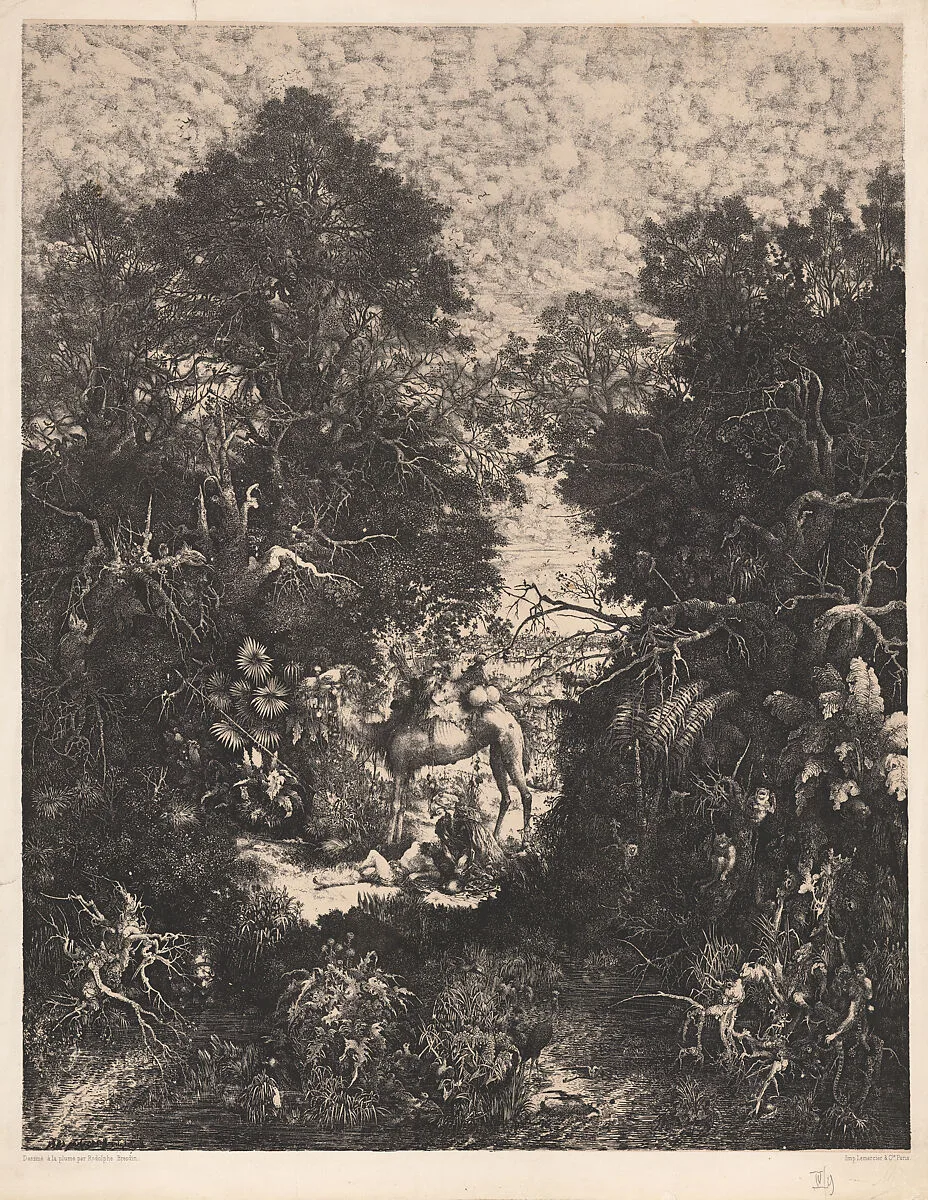 Le Bon Samaritain (The Good Samaritan) — Rodolphe Bresdin|Lemercier & Cie.