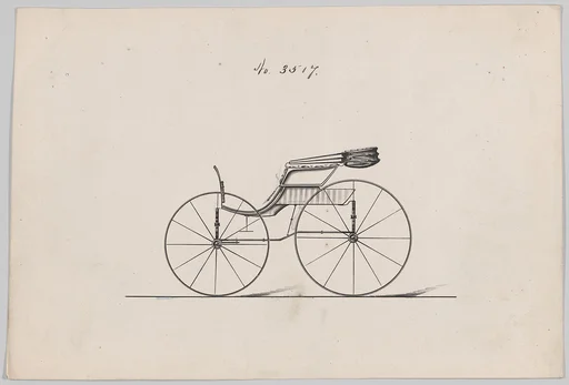 Design for Pony Phaeton, no. 3517