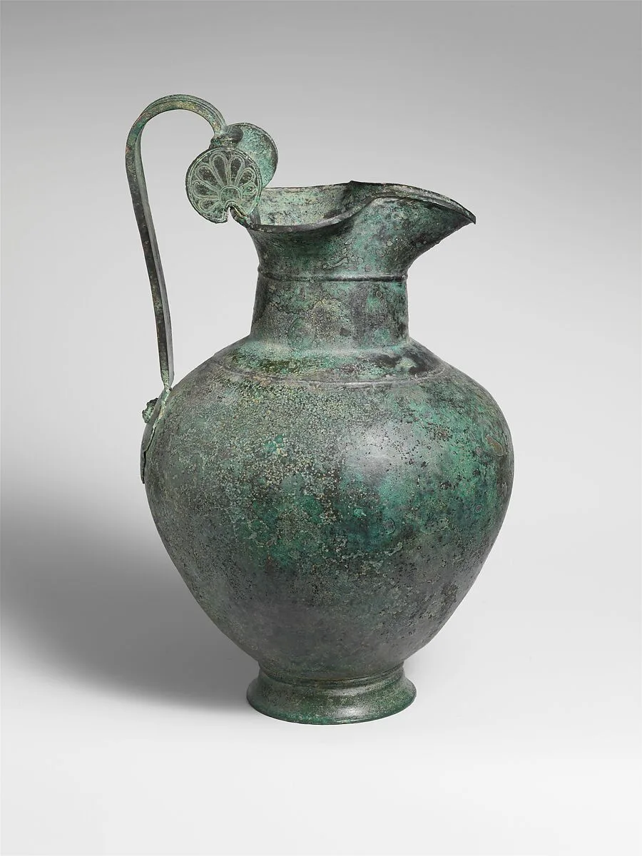 Bronze oinochoe (jug) — Unknown