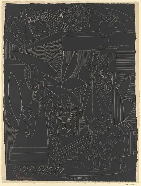 David and Bathsheba — Pablo Picasso|Galerie Louise Leiris|Fernand Mourlot