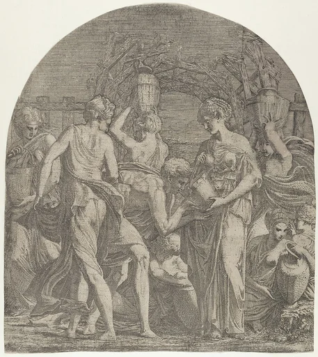 Rebecca and Eliezer at the Well