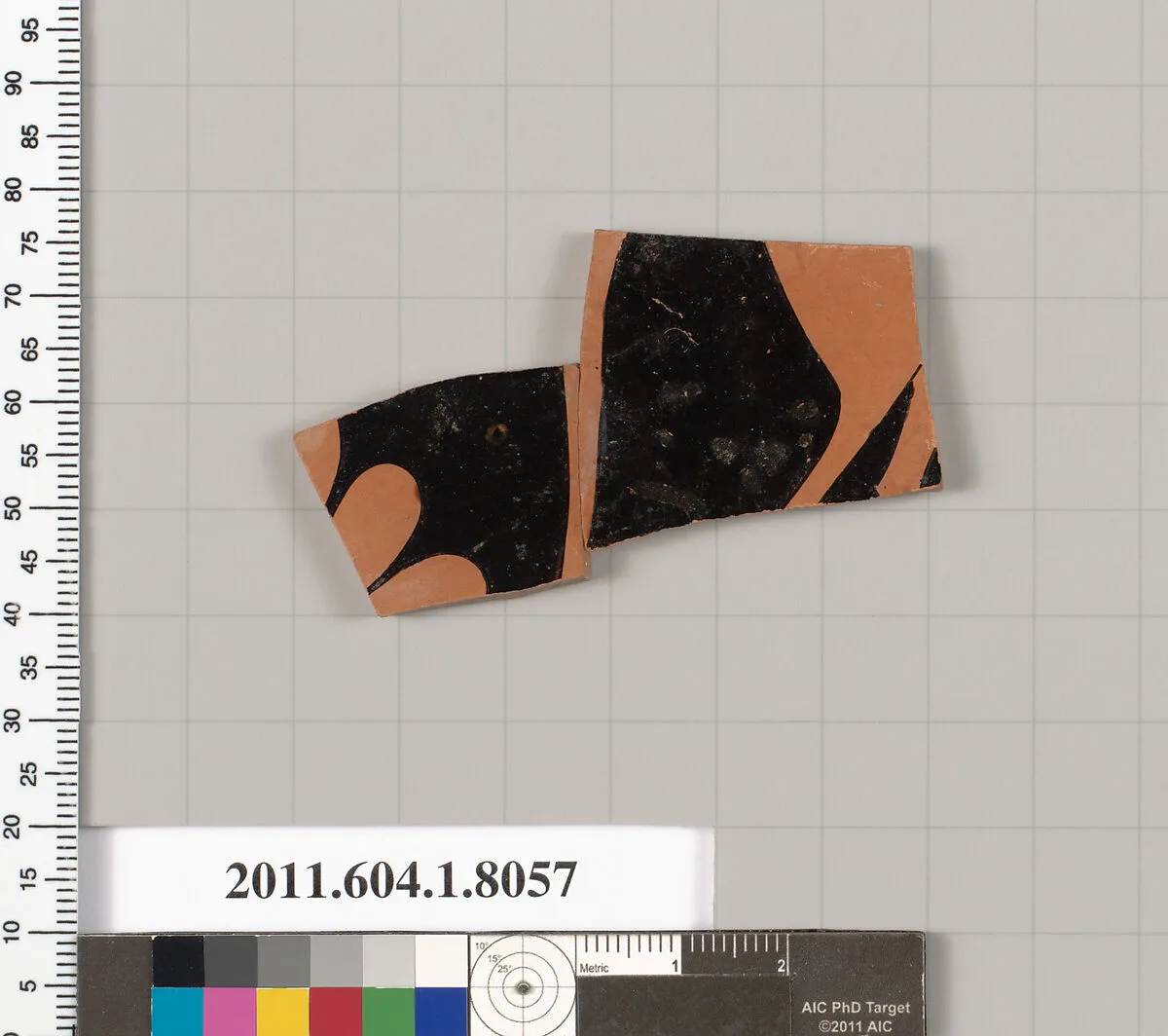 Terracotta fragment of a kylix (drinking cup) — Unknown