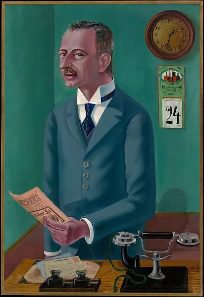 The Businessman Max Roesberg, Dresden — Otto Dix