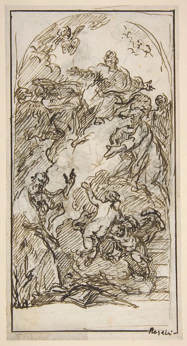 The Apotheosis of Saint Mark (recto and verso) — Pietro Roselli