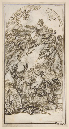The Apotheosis of Saint Mark (recto and verso)