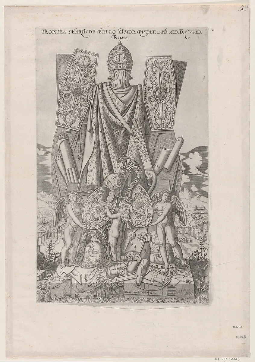 Speculum Romanae Magnificentiae: Trophies of Marius — Anonymous|Antonio Lafreri|Claudio Duchetti