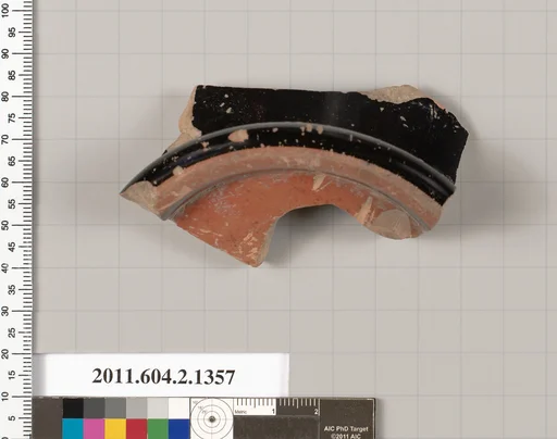 Terracotta fragment of a skyphos (deep drinking cup)