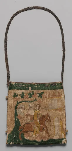 Purse with scenes from the story of Patient Griselda