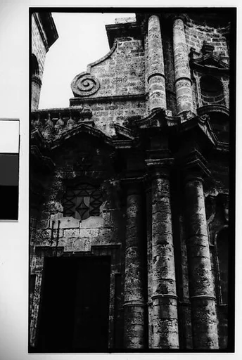 [Façade Detail of La Catedral de la Virgen María de la Concepción, Havana, Cuba]