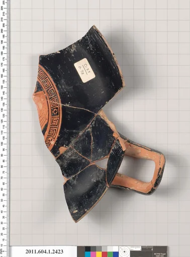 Terracotta fragment of a kylix (drinking cup)