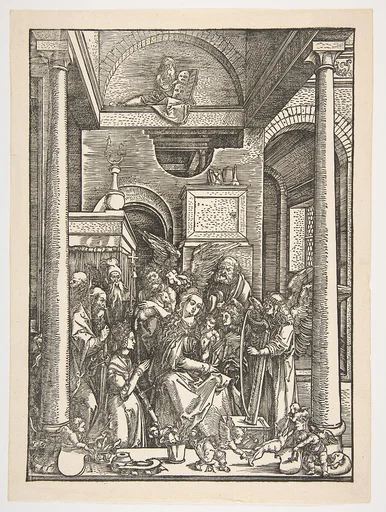 The Glorification of the Virgin, from "The Life of The Virgin"