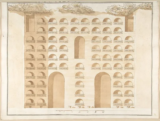 Elevation of a Columbarium